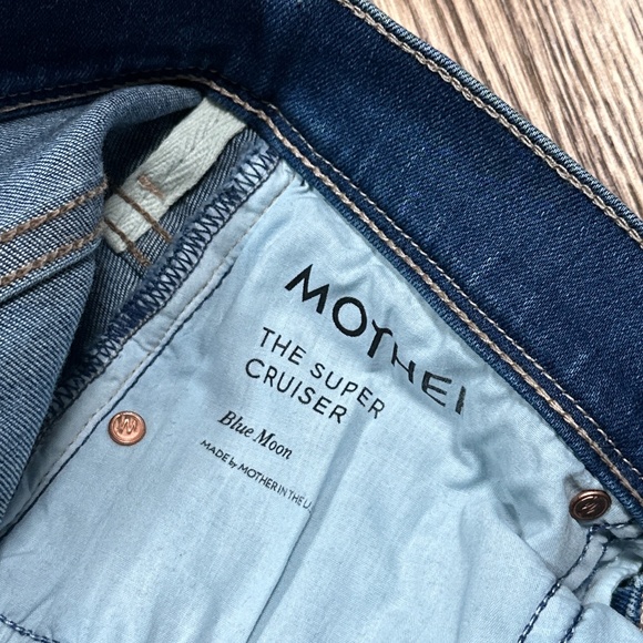 Mother The Super Cruiser Blue Moon High Rise Flare Denim Jeans Womens 29 - Picture 8 of 13